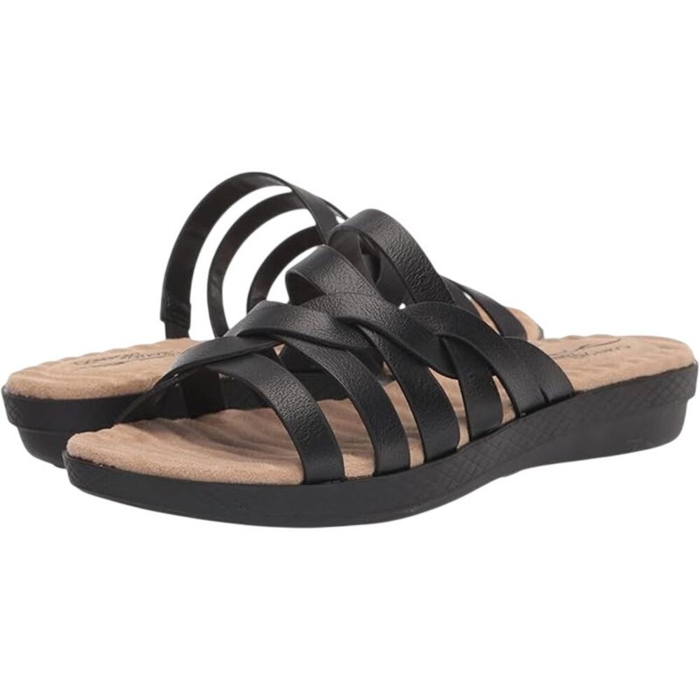 Easy Street Sheri Women's Black Comfort Slide Sandal 9.5W NWT